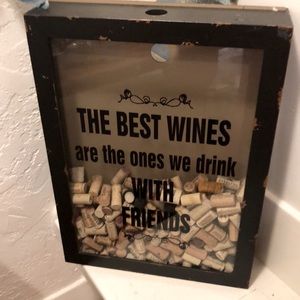 Wine cork holder